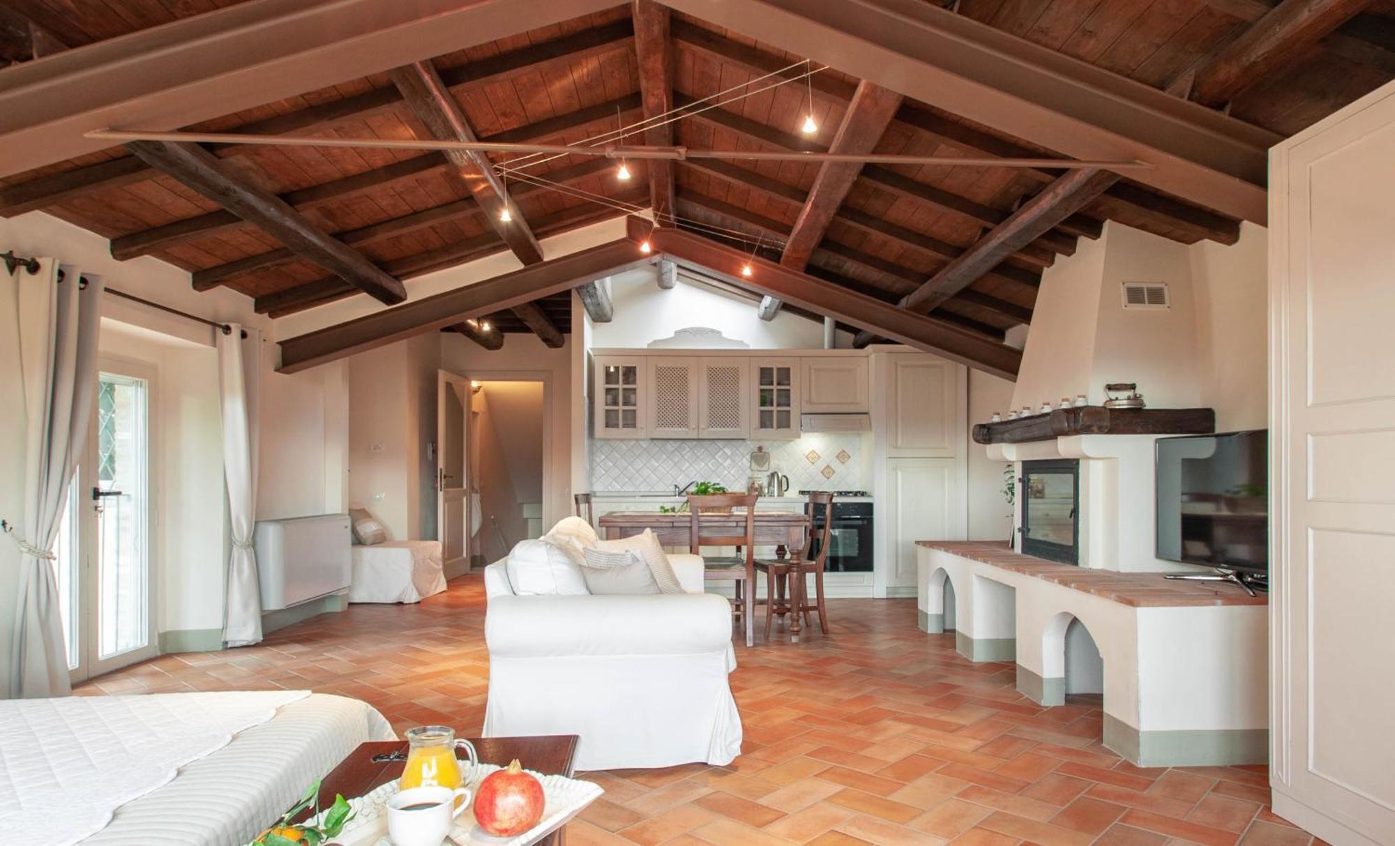 הוילה גוביו Antica Residenza Montereano חדר תמונה